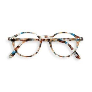 IZIPIZI Paris Unisex Reading Glasses #D +1 Blue Tortoise NIB